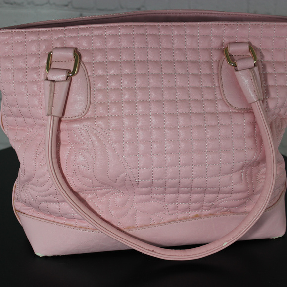 Moka Pink Gold Studded Handbag - Picture 3 of 4